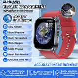 ECG+PPG Health Smartwatch – AI Body Analysis & BT Calling