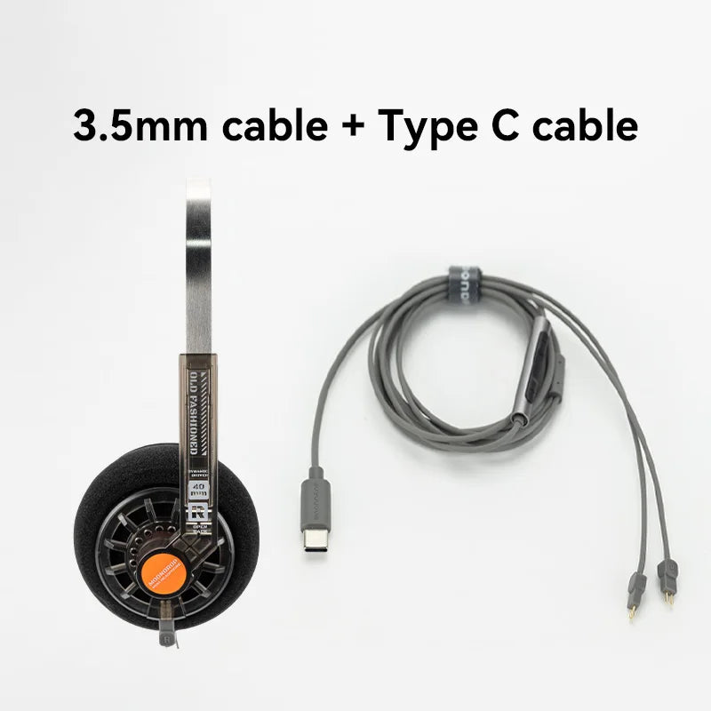 MOONDROP Old Fashioned On-Ear Headphones — 40mm Driver
