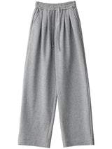 Women's High-Waisted Drawstring Wide-Leg Pants