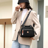 High Quality Fabric Women Shoulder Bag Pretty Style Gilrs Shopping Messenger Bag Fashion Casual Double Layers Women Handbag