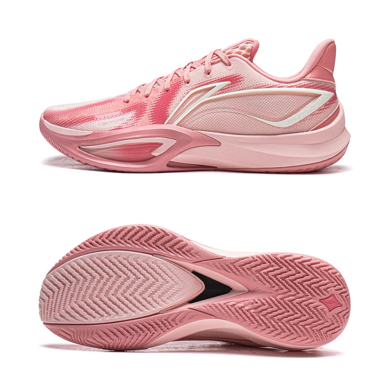 Li-Ning Men's SHINING 3 Professional Basketball Shoes BOOM Cushion Lightweight Breathable LiNing Competition Sneakers ABAW007