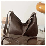 Vintage PU Leather Large Capacity Tote