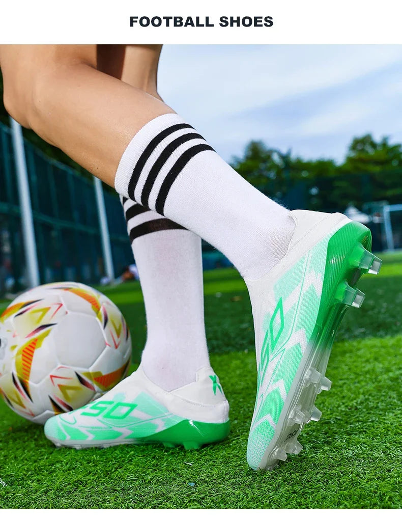 Men's Football Boots – Lace-Up Soccer Cleats