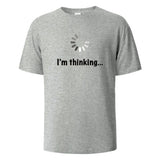 I‘m Thinking Funny Print T-Shirt