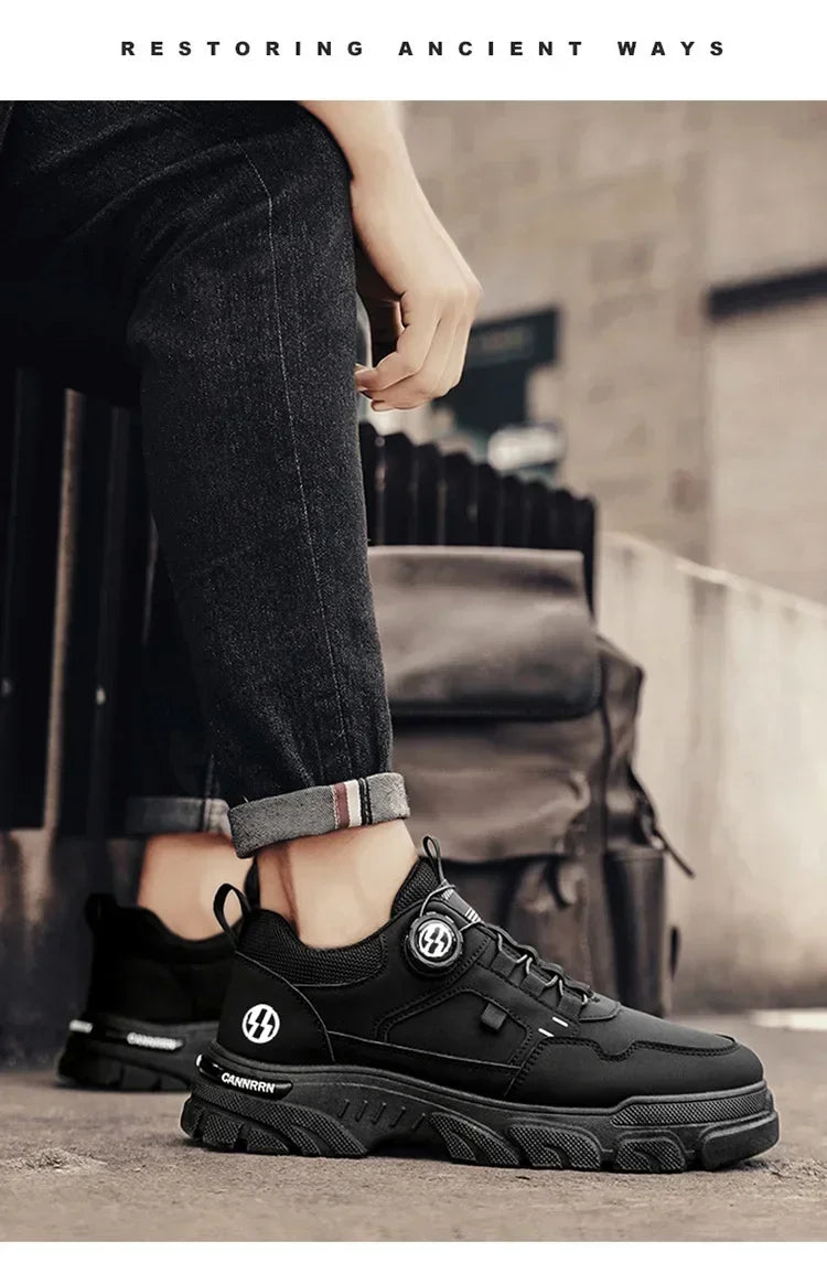 Men’s Autumn Leather Casual Sneakers