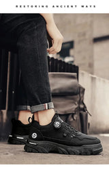 Men’s Autumn Leather Casual Sneakers