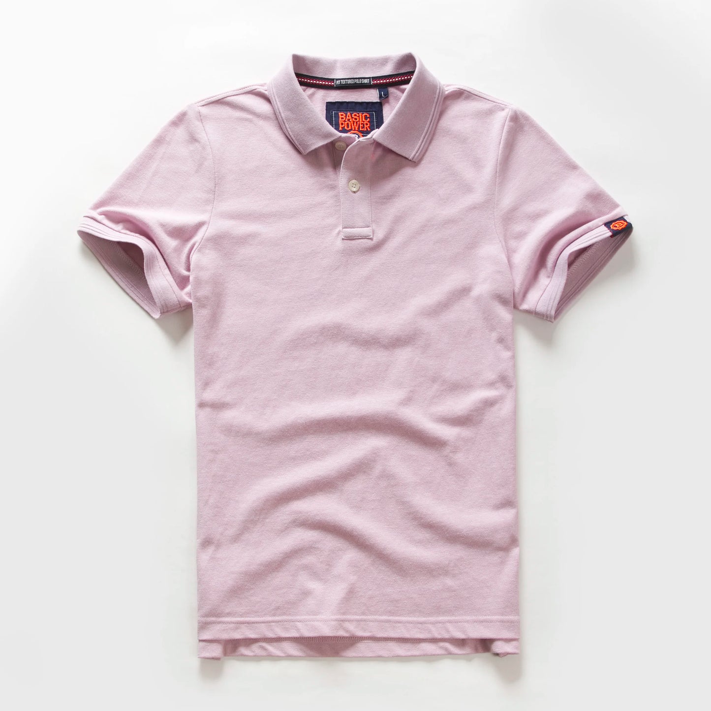 Men's Premium Cotton Polo Shirt | Short Sleeve Emblem Tee