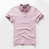 Men's Premium Cotton Polo Shirt | Short Sleeve Emblem Tee