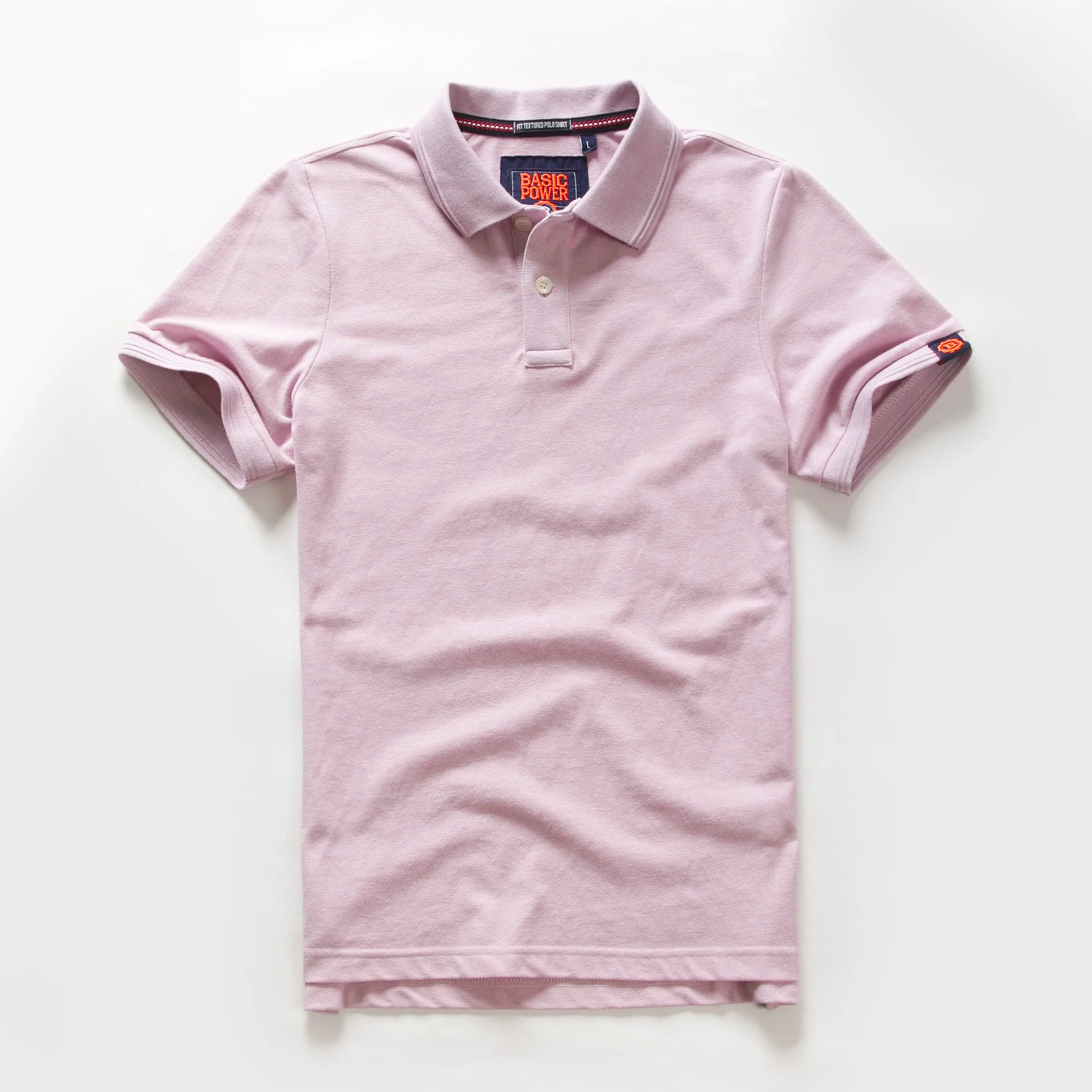 Men's Premium Cotton Polo Shirt | Short Sleeve Emblem Tee