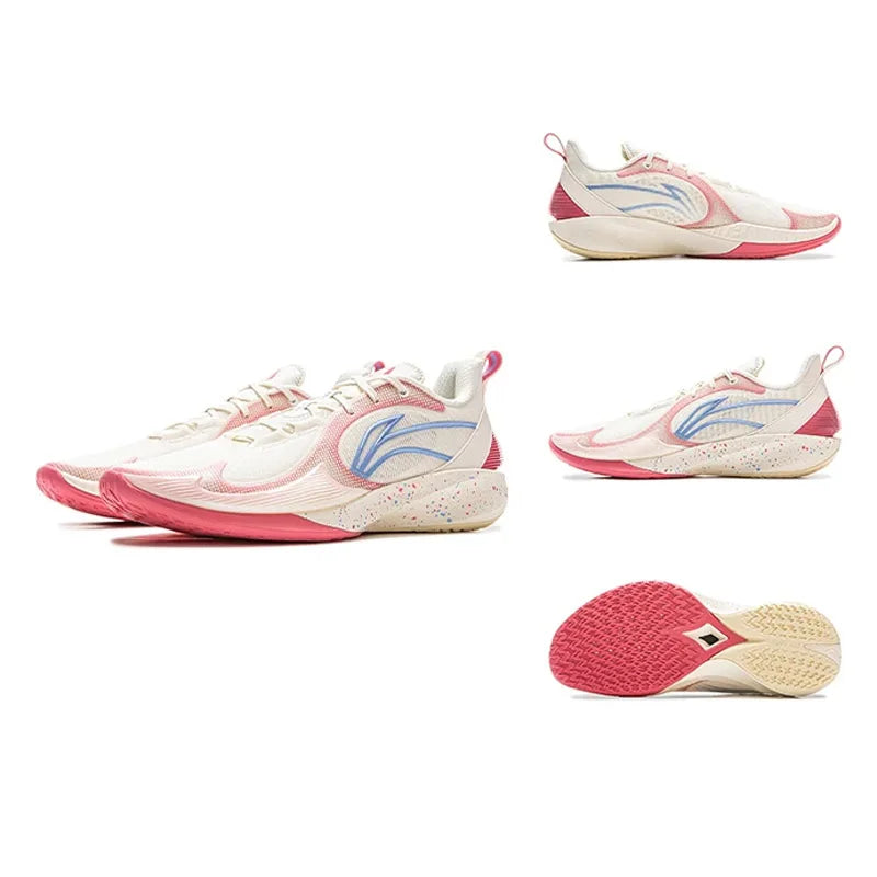 Li-Ning Men's SHINING II On Court  Basketball Shoes BOOM Cushion Rebound Breathable LiNing Wear-resistant Sport Shoes ABPV003