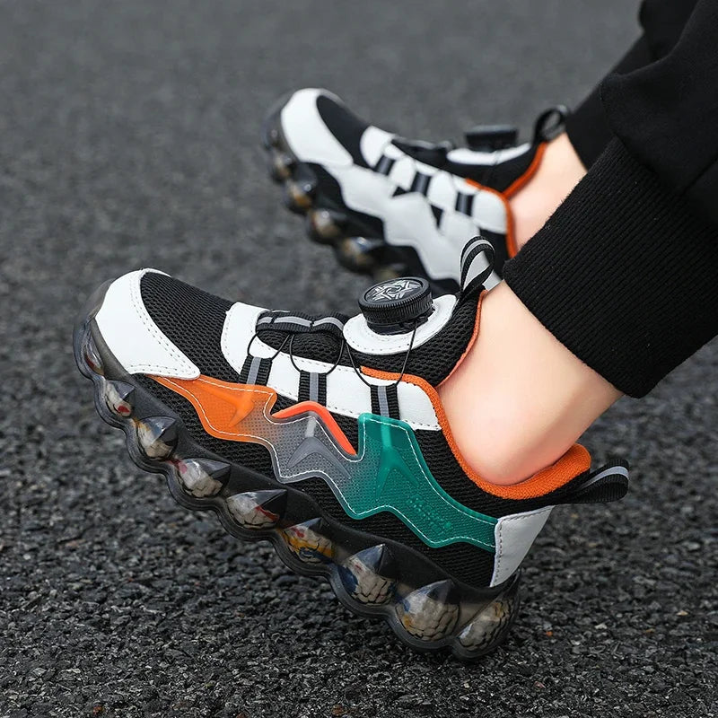 Kids' Lightweight Mesh Running Sneakers