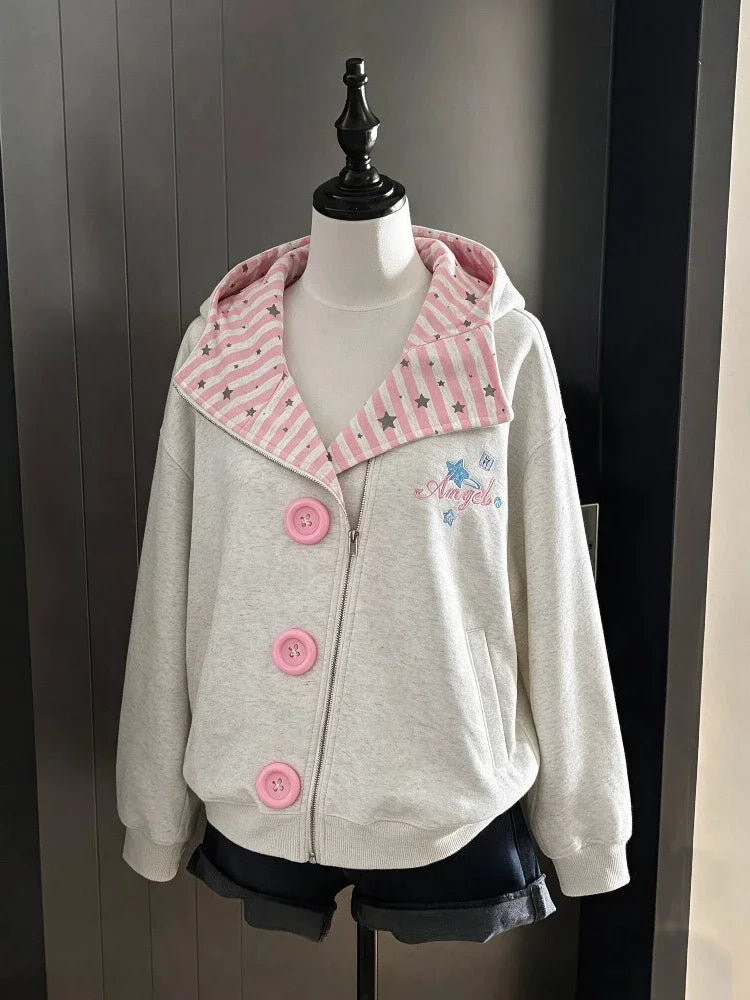 Women’s Colorblock Zip-Up Hoodie