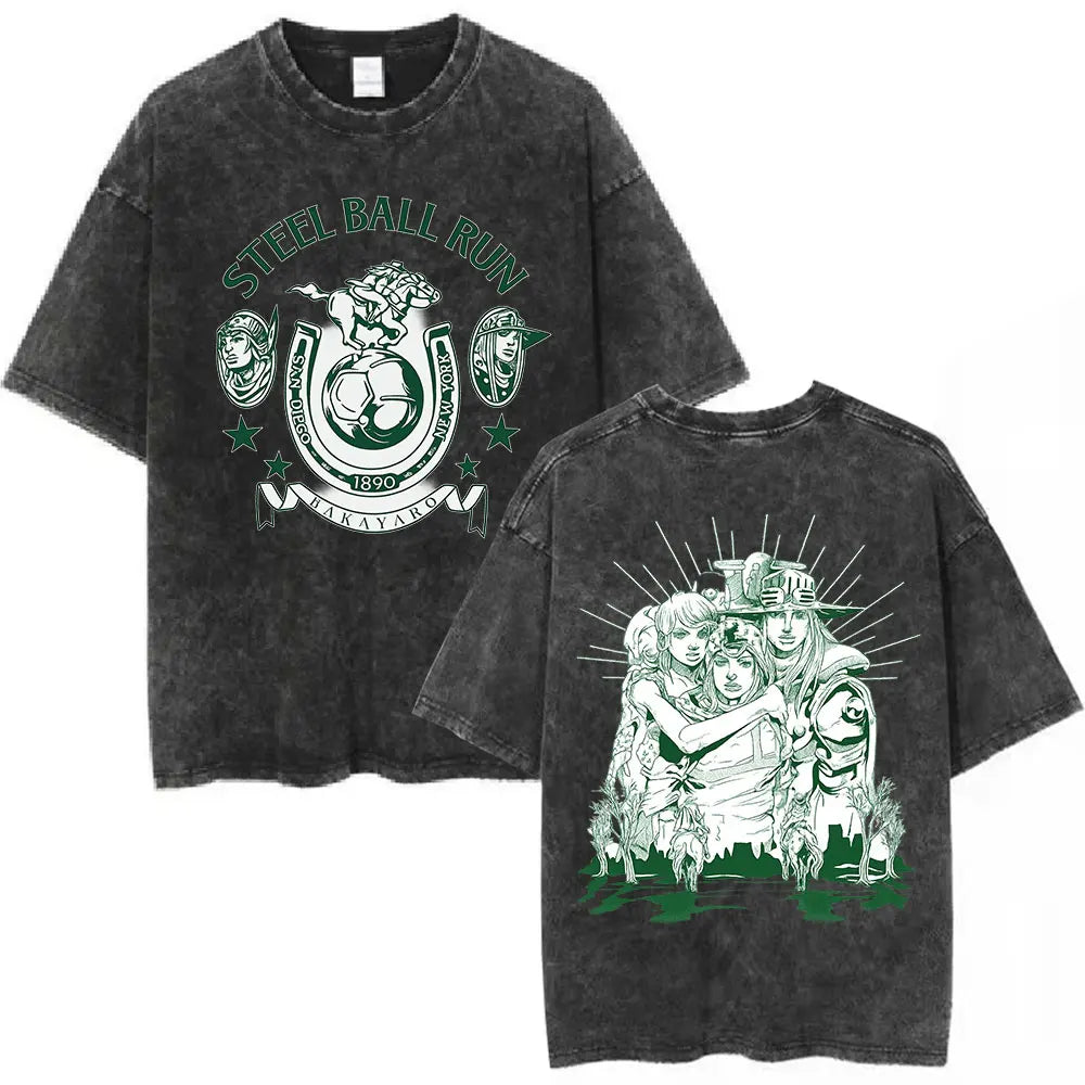 JoJo’s Bizarre Adventure: Steel Ball Run Washed Tee