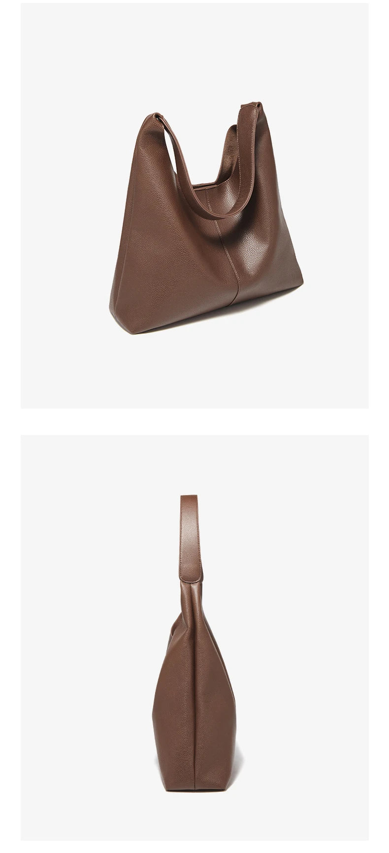 FOXER Minimalism Split Leather Women Shoulder Underarm Bag 2026 New Solid Casual Hobo Bag Female Daliy Tote Bag Purse