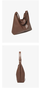 FOXER Minimalism Split Leather Women Shoulder Underarm Bag 2026 New Solid Casual Hobo Bag Female Daliy Tote Bag Purse