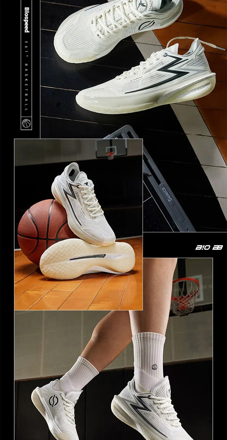361 BIospeed bb Men Basketball Shoes Carbon Plate Stable Breathable Light Rebound Anti-slip Professional Male Sneakers 672511114