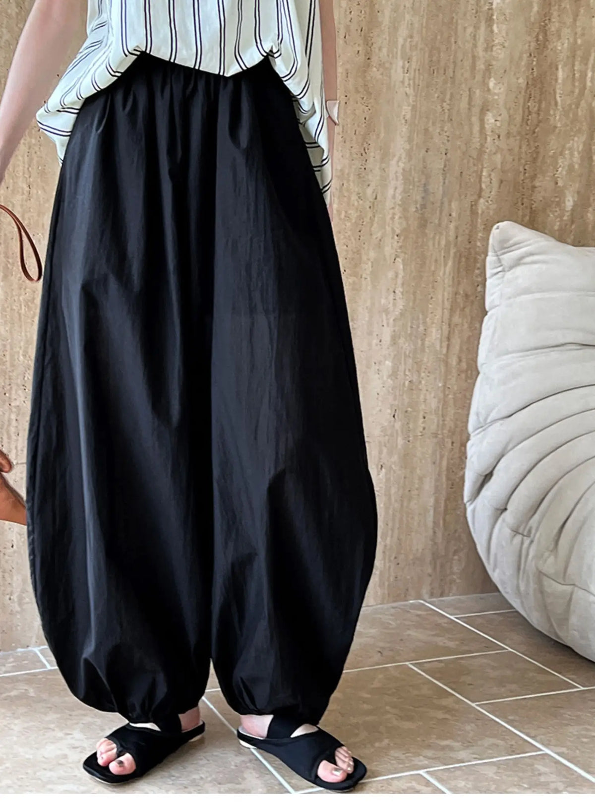 Women's High-Waist Loose Lantern Pants