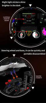 Technical Blocks Formula Racing Vehicle Steering Wheel Machine Creative MOC Building Block Toys Birthday Gifts for Adult 800+pcs