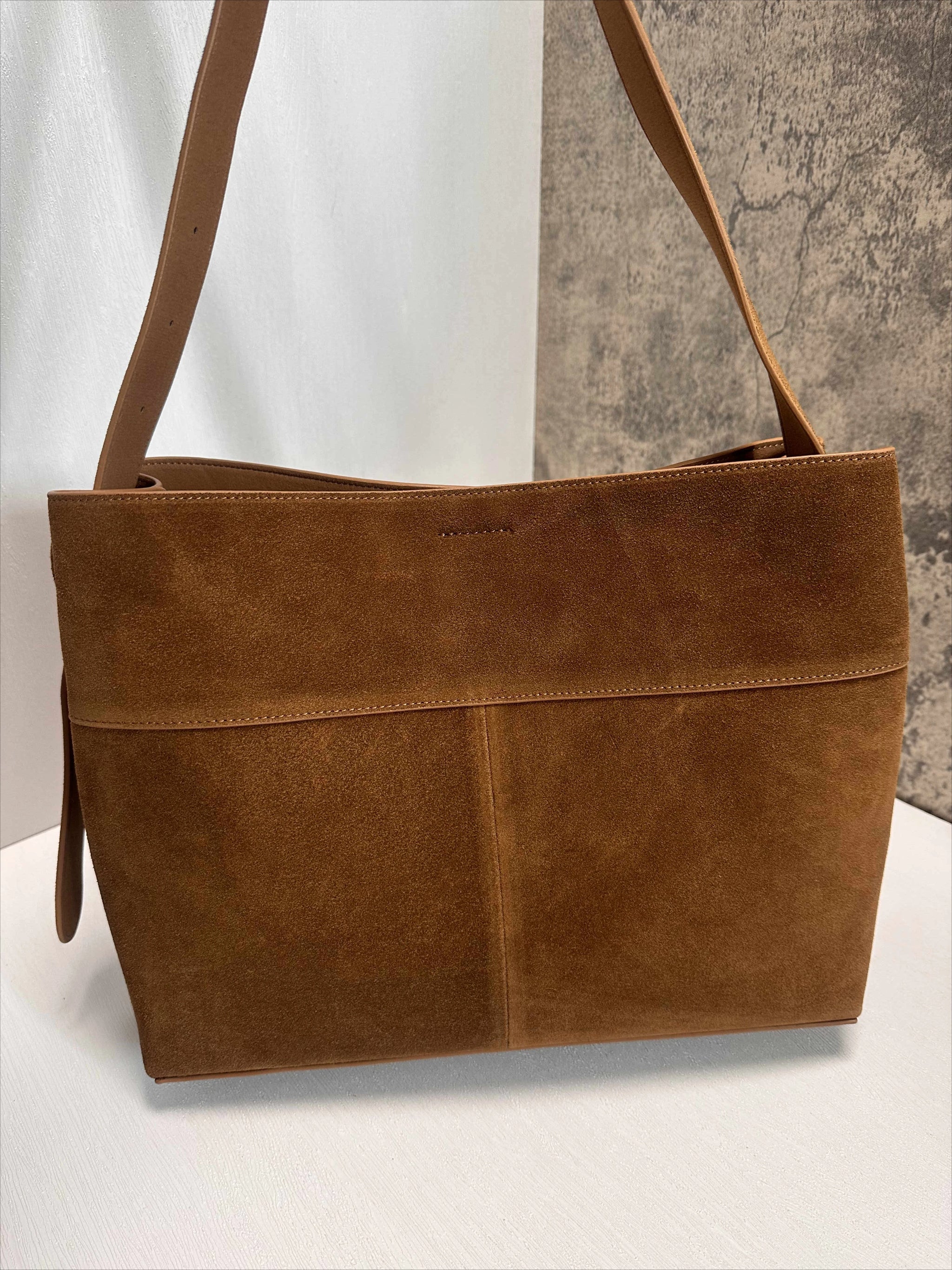 Motingsome Oversize Women Bag Luxury Suede Leather Winter Bags Frosted Cow Skin Handbag and Purses Retro Lady Tote 2024 New
