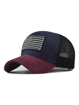 Unisex Cotton Baseball Cap – American Flag Style