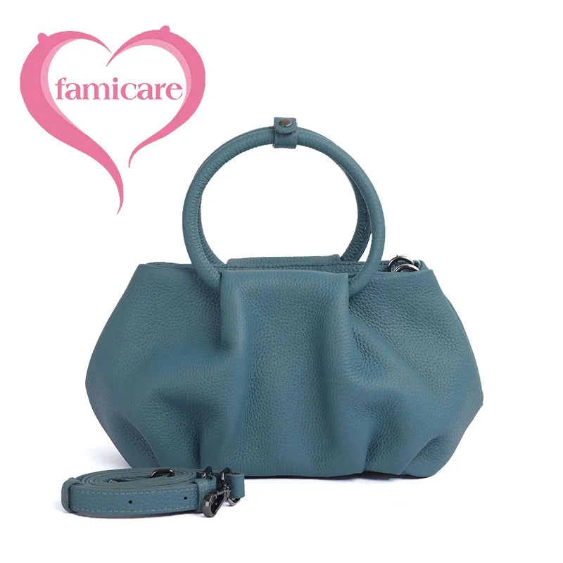 2025 Fall Winter New Suede Leather Tote Bag Unique Vintage Large Capacity Shoulder Crossbody Handheld Bag Durable Women Handbag