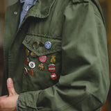 Maden Retro M65 Field Jacket – Men's Green Cotton Windbreaker