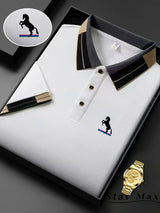 Men's Horse Embroidery Polo | Milan-Style Summer Shirt