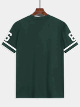 Men's Breathable Letter Print T-Shirt