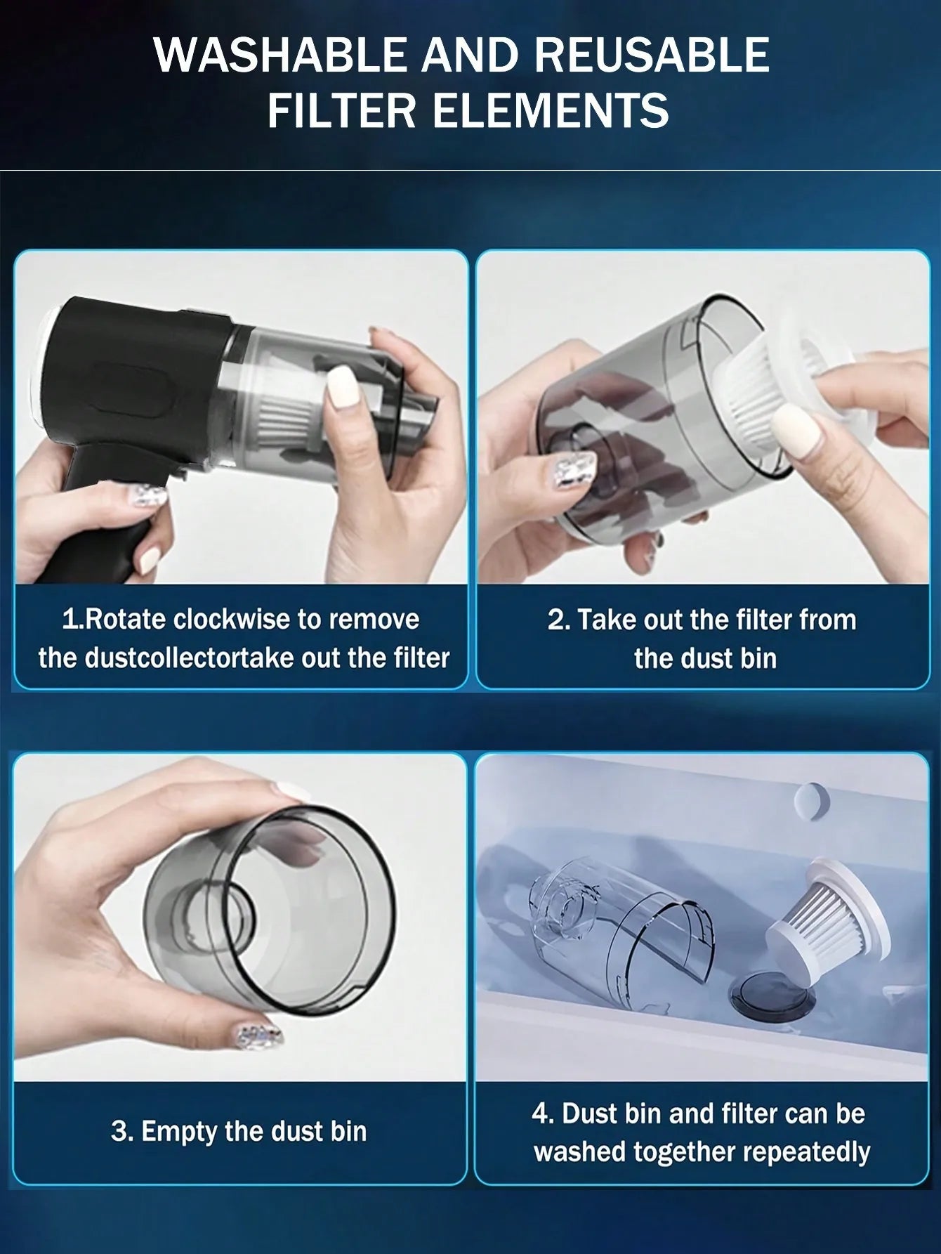 Cordless Handheld Vacuum | Car, Home & Pet Hair
