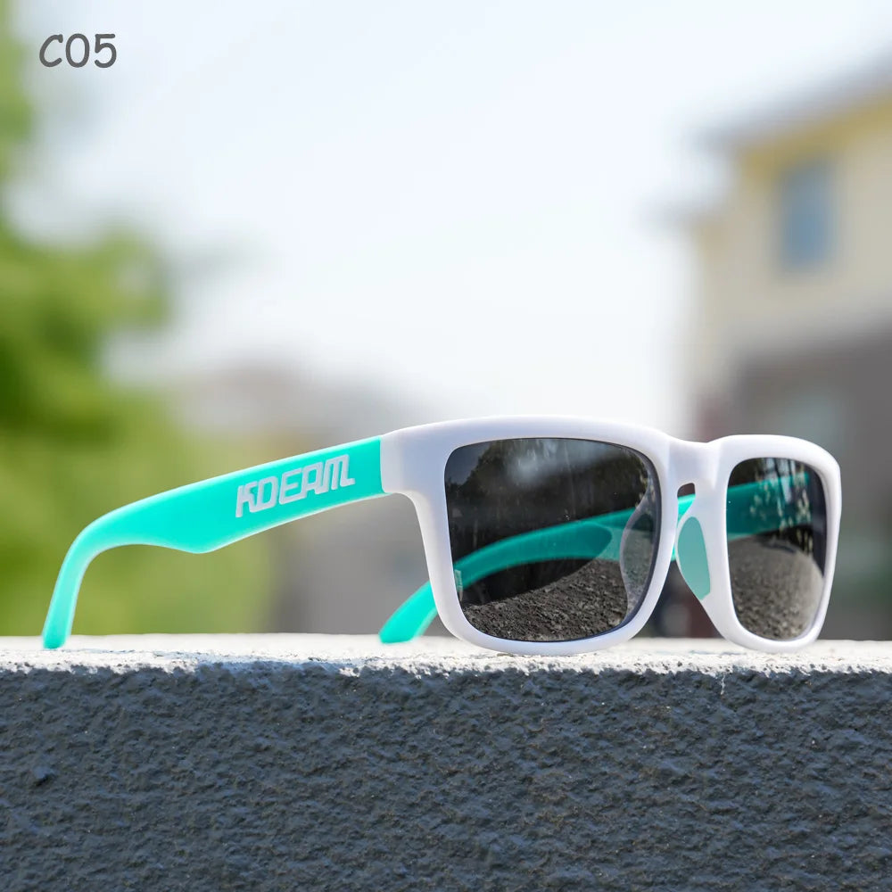 KDEAM For Young Age Small Size Polarized Sunglasses Reduce Glare and Enhance Clarity for Outdoor Sport Youthful Sun Glasses TR90