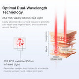 Upgraded Hello Face L7 Large Red Light Therapy Mat 792pcs LEDs 660 & 850nm Infrared Light Therapy Pad For Full Body Pain Relief