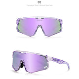 KDEAM High-End Sports Sunglasses Polarized Men's Cycling Glasses Dismountable TR90 Frame And Nose Pads Easy To Exchange