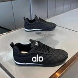 ClaWave Men Quilted Retro Jogger Shoes Lightweight Non Slip Casual Walking Sneakers Trendy Daily Footwear EU39-44