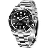 LIGE Top Brand Luxury Automatic Watch for Men Fashion Waterproof Sport Men's Mechanical WristWatches Casual Automatic Date Watch