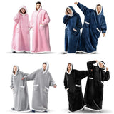 Oversized Hooded Blanket Robe