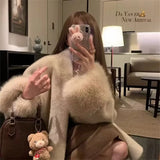 Women’s Mink Fur Coat with Collar and Pockets