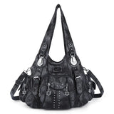 Women Fashion Handbags Women Shoulder Bags PU Leather Handbag Female Satchel Big-capacity Shoulder Purse Bag Bolsa Feminina