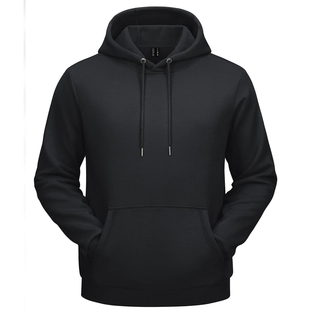 TACVASEN Autumn Winter Fleece Hoodies Mens Thermal Warm Hooded Sweatshirts Pockets Casual Hoodies Pullover Tops Male