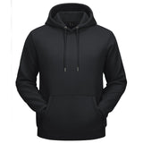 TACVASEN Autumn Winter Fleece Hoodies Mens Thermal Warm Hooded Sweatshirts Pockets Casual Hoodies Pullover Tops Male