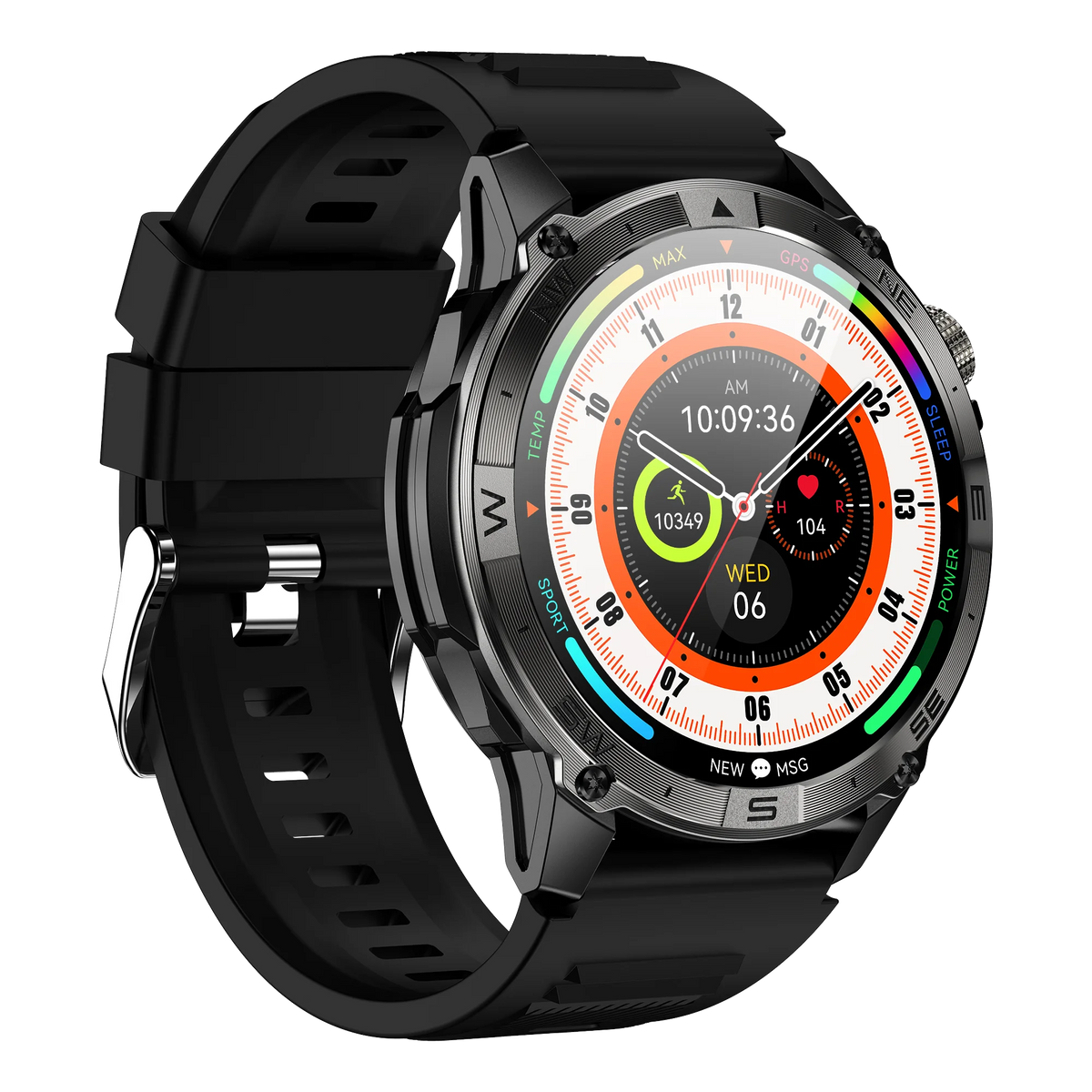 NORTH EDGE GPS Smart Watch – AMOLED, Bluetooth & IP68