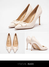 CHCH Women's Pointed Toe Ankle Strap Platform Heels