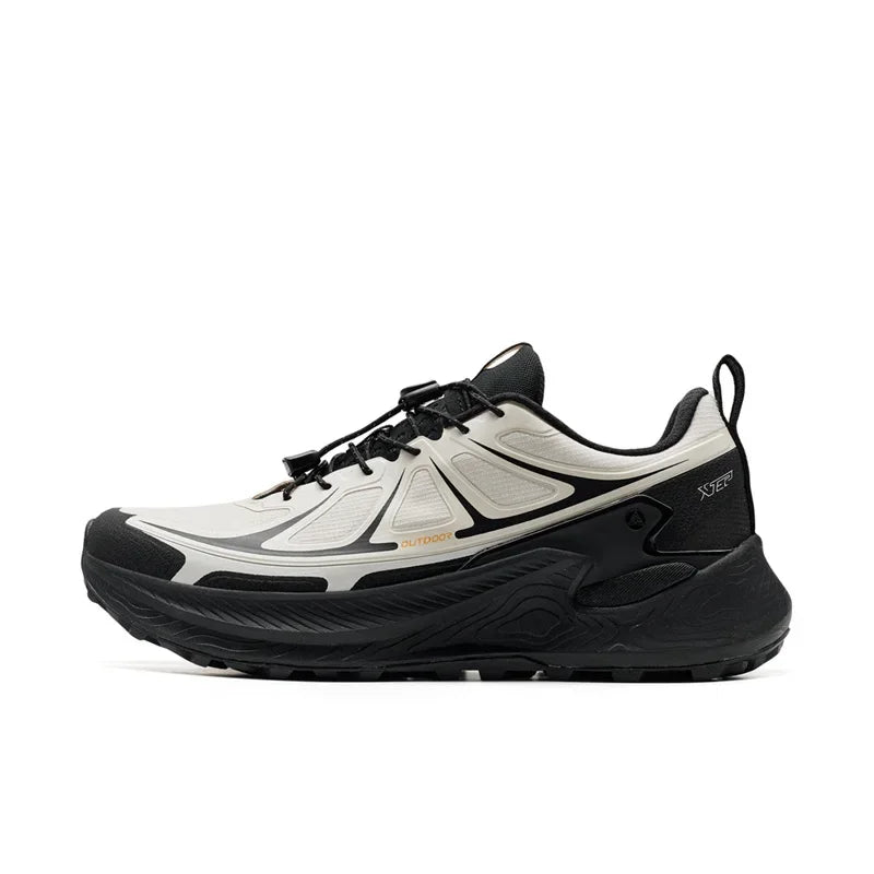Xtep Men's Hiking Shoes 2025 Summer Anti-slip Wear-resistant Wrapping Shock-absorbing Lightweight Outdoor Sneakers 875319170005