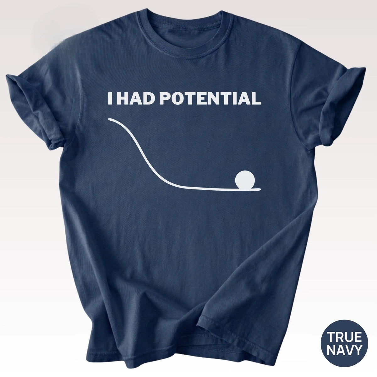 Dr Grace I Had Potential Cotton Graphic T-Shirt