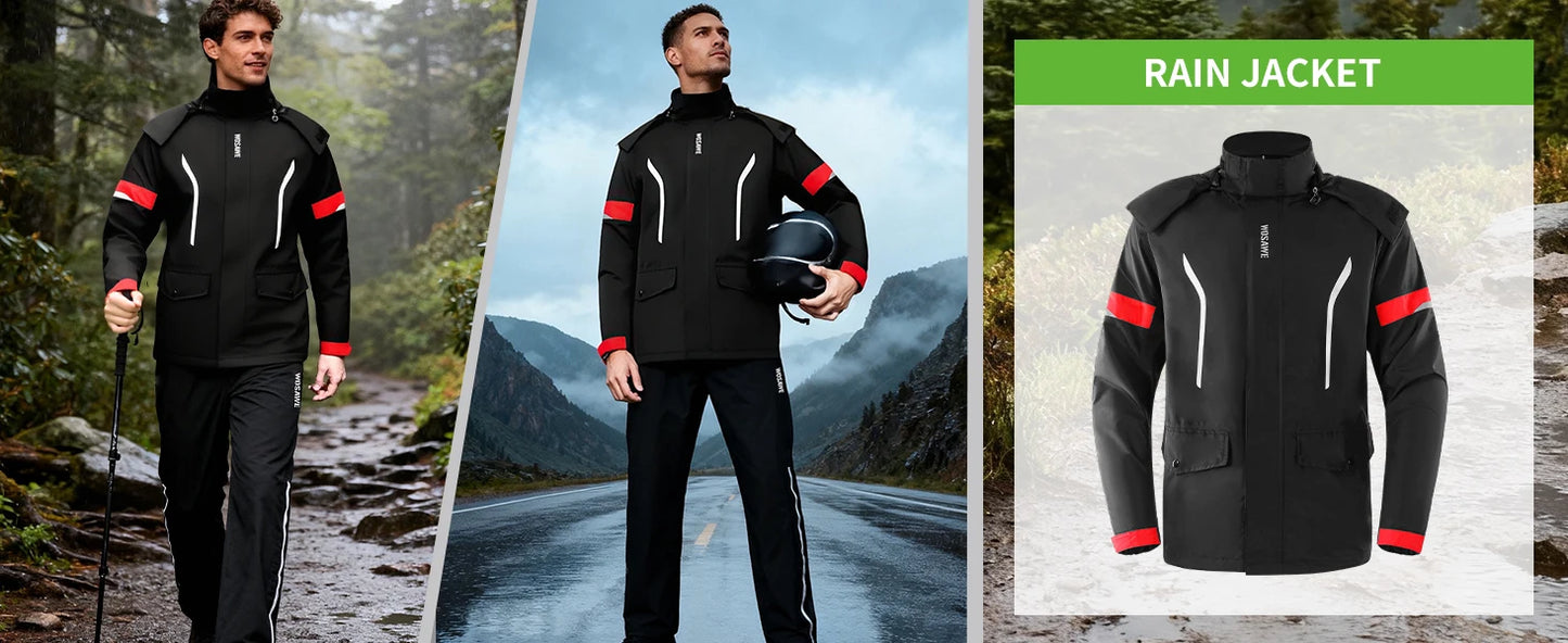 WOSAWE All-Weather Riding Rain Suit – Jacket & Pants