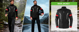 WOSAWE All-Weather Riding Rain Suit – Jacket & Pants
