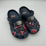 Naruto Anime Summer Men's Sandals Thick-Soled Non-Slip Slippers Sasuke Itachi Kakashi Breathable Toe-Cap Casual Beach Slippers