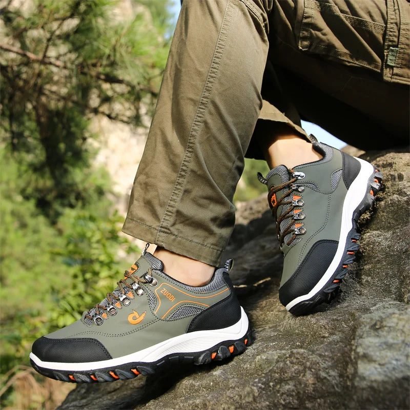 SNORW Men's Microfiber Casual Sneakers | All-Season Style