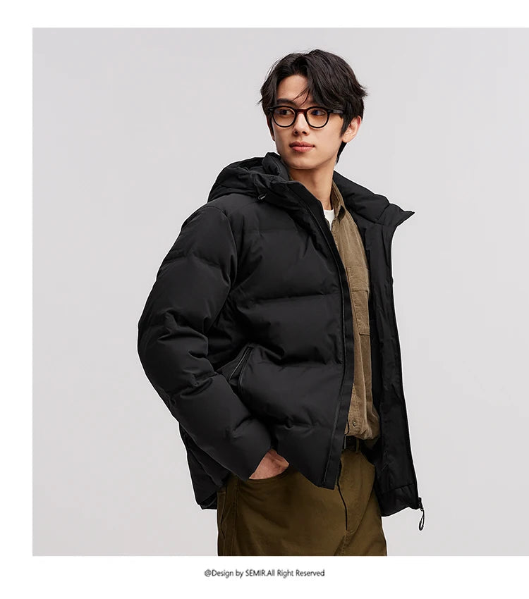 Semir Men's Premium Hooded Down Jacket