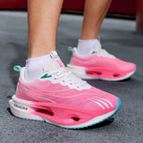 Men's Casual, Comfortable, and Stylish Road Running Shoes, with Stable Internal Support, Suitable for Sports and Outdoor Activities, Lace-Up Design, Low-Top Style, Fabric Upper and Comfortable Insole, Non-Slip and Wear-Resist