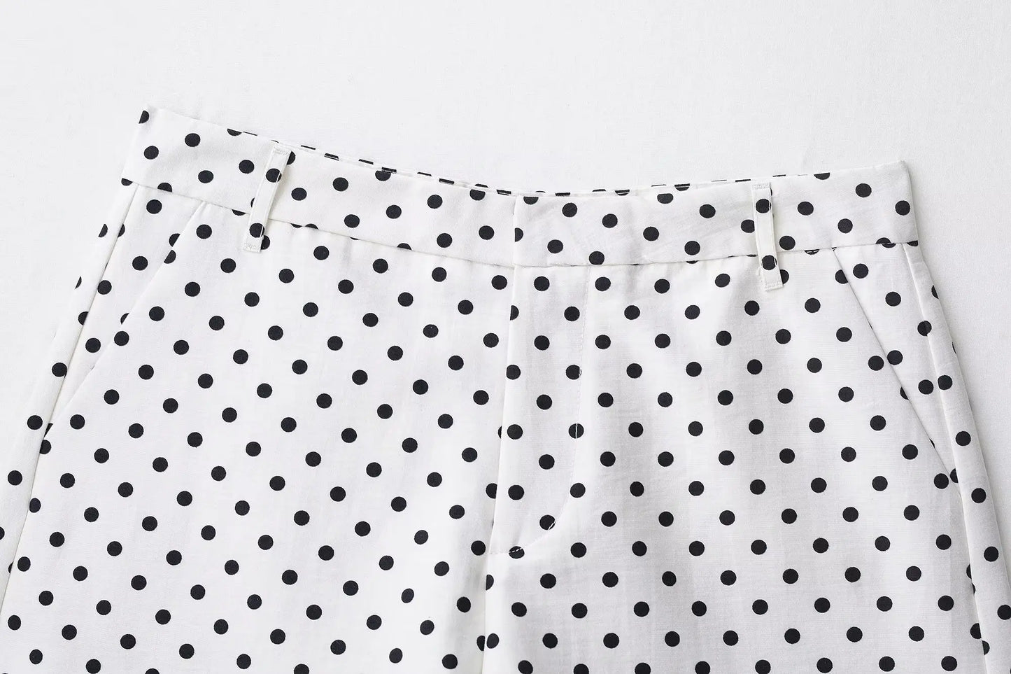 Fashion Polka Dot Shorts Sets For Women 2026 Spring Drawstring Bomber Jacket High Waist Shorts 2 Pieces Set Woman Outfits